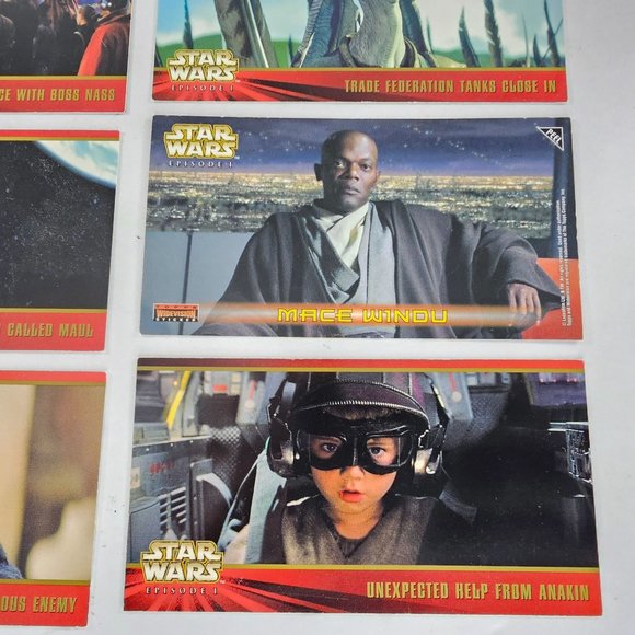 Topps Widevision Star Wars Episode I Trading Cards Lot 8 Cards - Picture 4 of 9